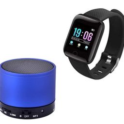 TechKing (SPECIAL with 12 YEARS WARRANTY S10.Speakers, Bluetooth D116 SmartWatch with Heart Rate Monitor and many other Features image 1
