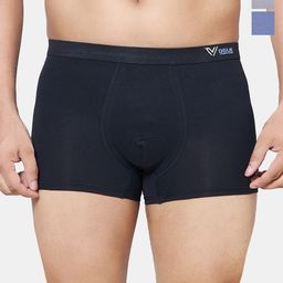 PLUMBURY Pack Of 3 Mid Rise Trunks MB/SPANTY617DBLUE/BL/GRS-DARK BLUE/BLACK/GREY-16