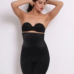 Enamor The Hourglass Collection Black Hi-Waist Thigh Shapewear TS04-image-92