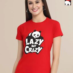 Mast & Harbour Women Typography 2 Printed Applique T-shirt-image-46