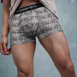 The Roadster Lifestyle Co Pack Of 2 Printed Mid Rise Trunks PACK OF 2-PV-Print-RO3-RO7-S-image-67