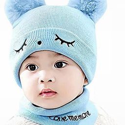 FIRMED STRING Unisex Kids Self Design Woollen Beanie-10