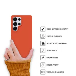 SPRIG Solid Printed Samsung Galaxy S25 Ultra Bumper Case Mobile Accessories image 2