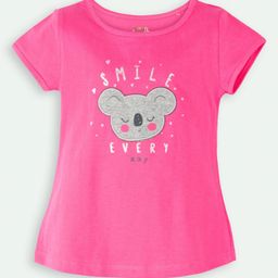 ariel Girls Set of 3 Graphic Round Neck Regular Fit Printed T-shirt-28