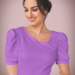 Dream Beauty Fashion Women V-Neck Puff Sleeve Top-picture-27