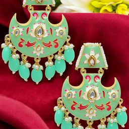 Anouk Floral Chandbalis Earrings-image-23