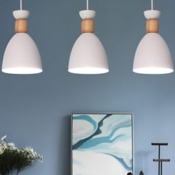 KINIS Modern and Unique Style White & Black Aluminium Quirky Ceiling Lamp-8