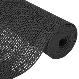 Kuber Industries Black 110 GSM Anti-Skid Bath Rug-image-62