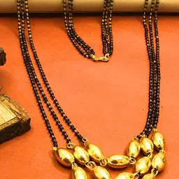 Jewelry Miguel Gold-Plated Artificial Beads Mangalsutra-image-52