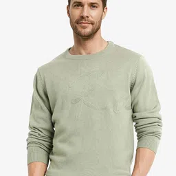 RARE RABBIT Men Embroidered Printed Cardigan-picture-54