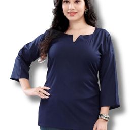 Avantrys Women Solid Kurti-image-56