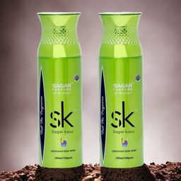 SAGAR PERFUMERY Set Of 2 SK Silent Killer Long Lasting Deodorant - 200 ml Each-85