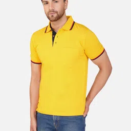 ALARM Men Polo Collar Pockets T-shirt-19