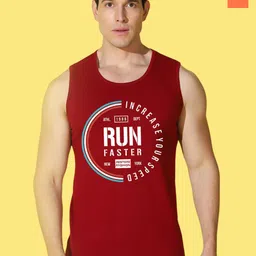 WOOSTRO Pack Of 2 Printed Combo Cotton Innerwear VestsVWS26(RUN ORANGE)(RUN MAROON)-image-27