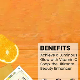 NATSBYTE Set Of 2 Vitamin C Handmade Bathing Bar- 120 g Each image 4