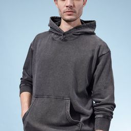 glitchez Hooded Drop-Shoulder Sleeve Relaxed Fit Sweatshirt-picture-21