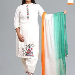 Fabme Striped Dupatta-image-9