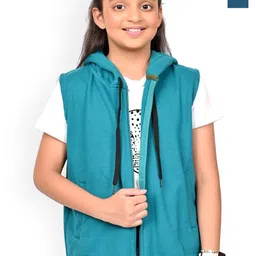 BAESD Girls Fleece Lightweight Open Front Jacket-43
