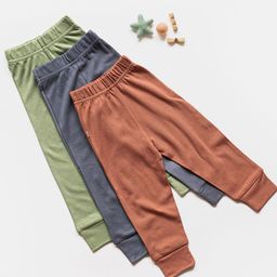 cocoon care Infant Pack Of 3 Solid Mid-Rise Joggers-image-21