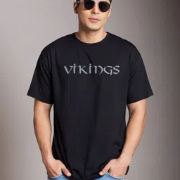Be Crazy Graphic Printed Round Neck Oversized Baggy Cotton T-Shirt-image-46