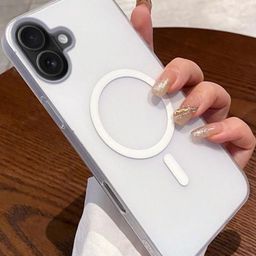CASE CREATION Translucent Matte Finish iPhone 16 Plus Back Case Mobile Accessories-picture-5