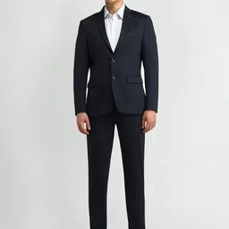 Arrow Men Slim-Fit Single-BreastedBlazer and Trousers Two-Piece Formal Suit-picture-3