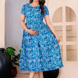 SSKfashions Floral Printed Fit & Flare Midi Dress-image-33