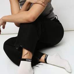 ONLY Women Pack Of 3 Ankle Length Socks-12