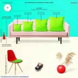 ArtzFolio Multicoloured Set of 5 Square Cushion Covers image 2