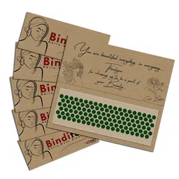 Comet Busters Bindiful Set Of 5 Traditional Round Velvet Bindi image 4