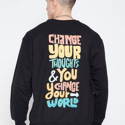 Mast & Harbour Men Typography Printed Cotton Sweatshirt-picture-47