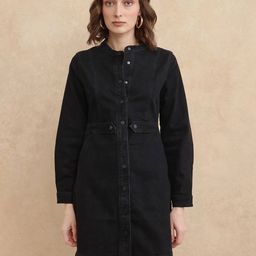RAREISM Striped Shirt Dress-picture-47