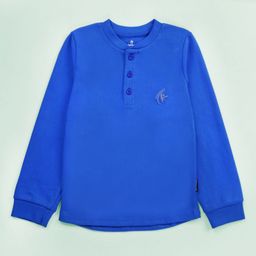 KiddoPanti Kids Henley Neck Cotton T-shirt-40