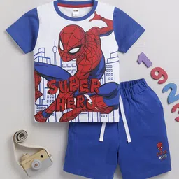 LITTLE NINJA Boys Printed T-shirt with Shorts-image-17