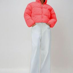 Kotty Women Insulator Crop Puffer Jacket-image-71