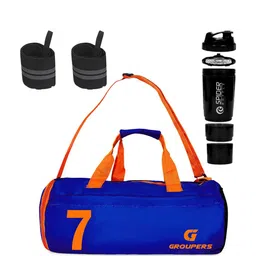 GROUPERS Medium Foldable Sports or Gym Duffel Bag-image-12