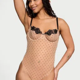 Victoria's Secret Self Design Shoulder Straps Bodysuit-picture-32