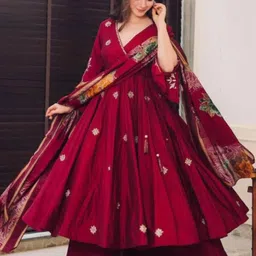CaniBani Multi Chanderi Cotton Kurta Sets-23