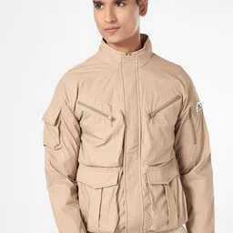 Urban Ranger by pantaloons Men Denim Jacket with Embroidered-image-70