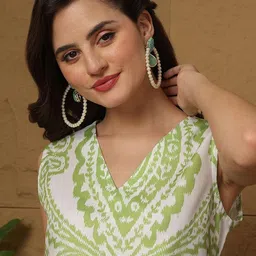 Anouk Rustic Women Ethnic Motifs Printed Sleeveless Kurtis-22