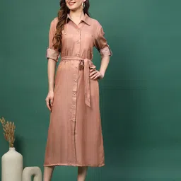 plusS Midi Shirt Dress-image-44