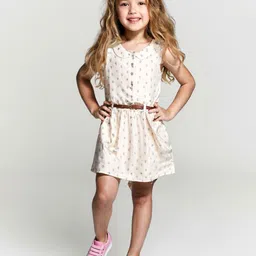 Lil Lollipop Print Fit & Flare Dress-43