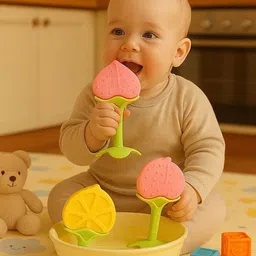 NeonateCare Infants Set Of 2 BPA Free Silicone Tree Shape Teether-14