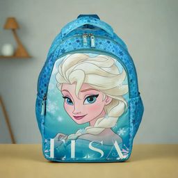 YK Kids Disney Elsa Printed School Backpack-picture-22