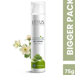 Lotus Herbals WhiteGlow Skin Whitening & Brightening Gel Cream SPF25 PA+++ - 75g-45