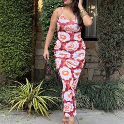 BAESD Floral Print Sheath Dress-image-8