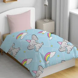 HOME PLUS STUDIOS Blue Cartoon Characters Mild Winter 150 GSM Breathable Single Bed Dohar-picture-2