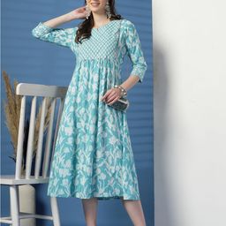 Ramas Women Floral Printed Sequinned Kurta-picture-22