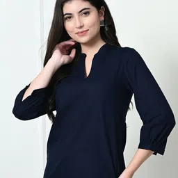 Tushita Women Solid High Neck Top-picture-38