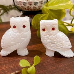 ALTAICA Marble Owl Showpiece Handcrafted-image-52